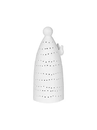 RAEDER | Adorno navideño LED Ángel Mini 5,7x11,7cm Blanco | 